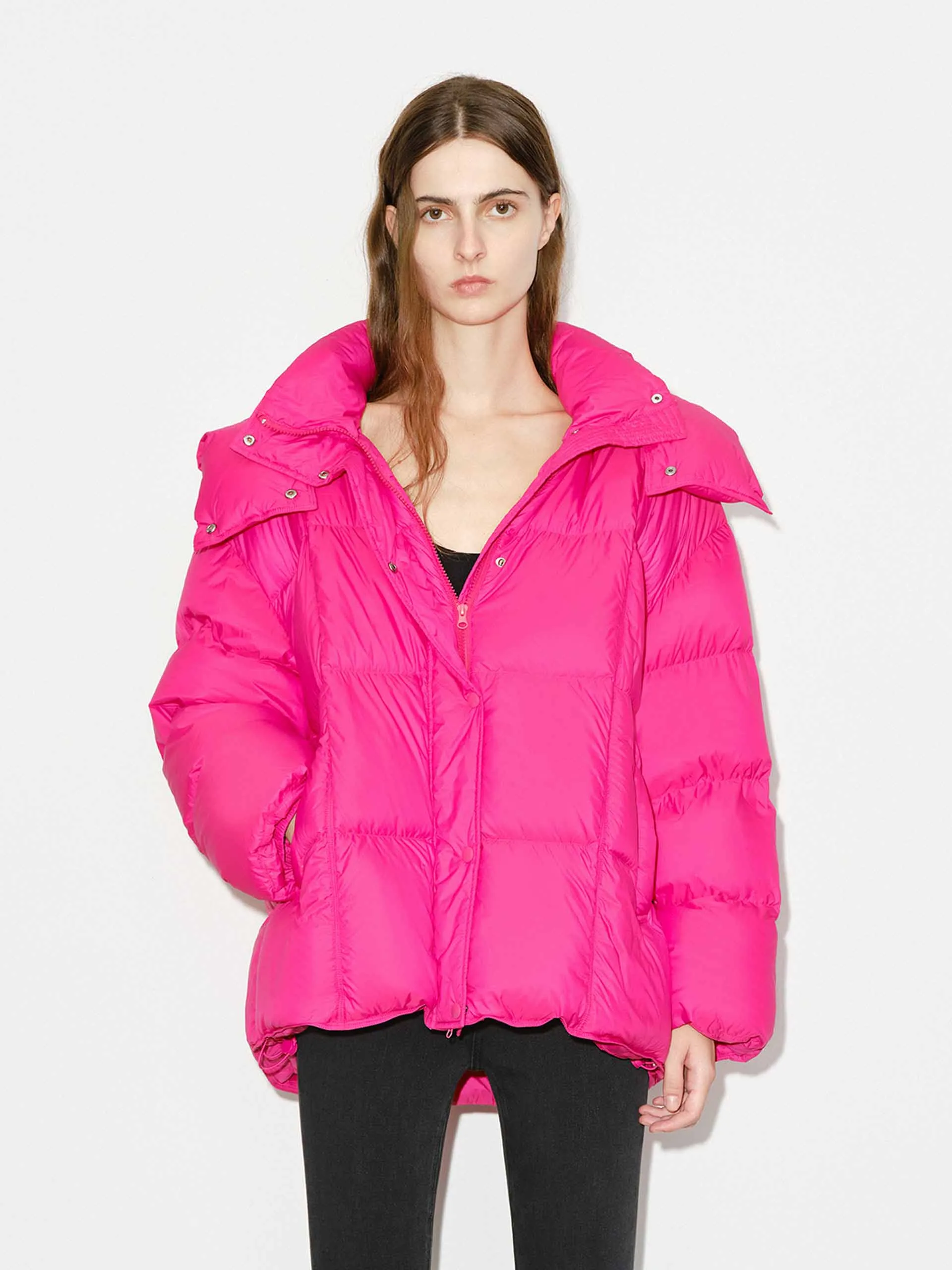 Funnel Neck Puffer Jacket