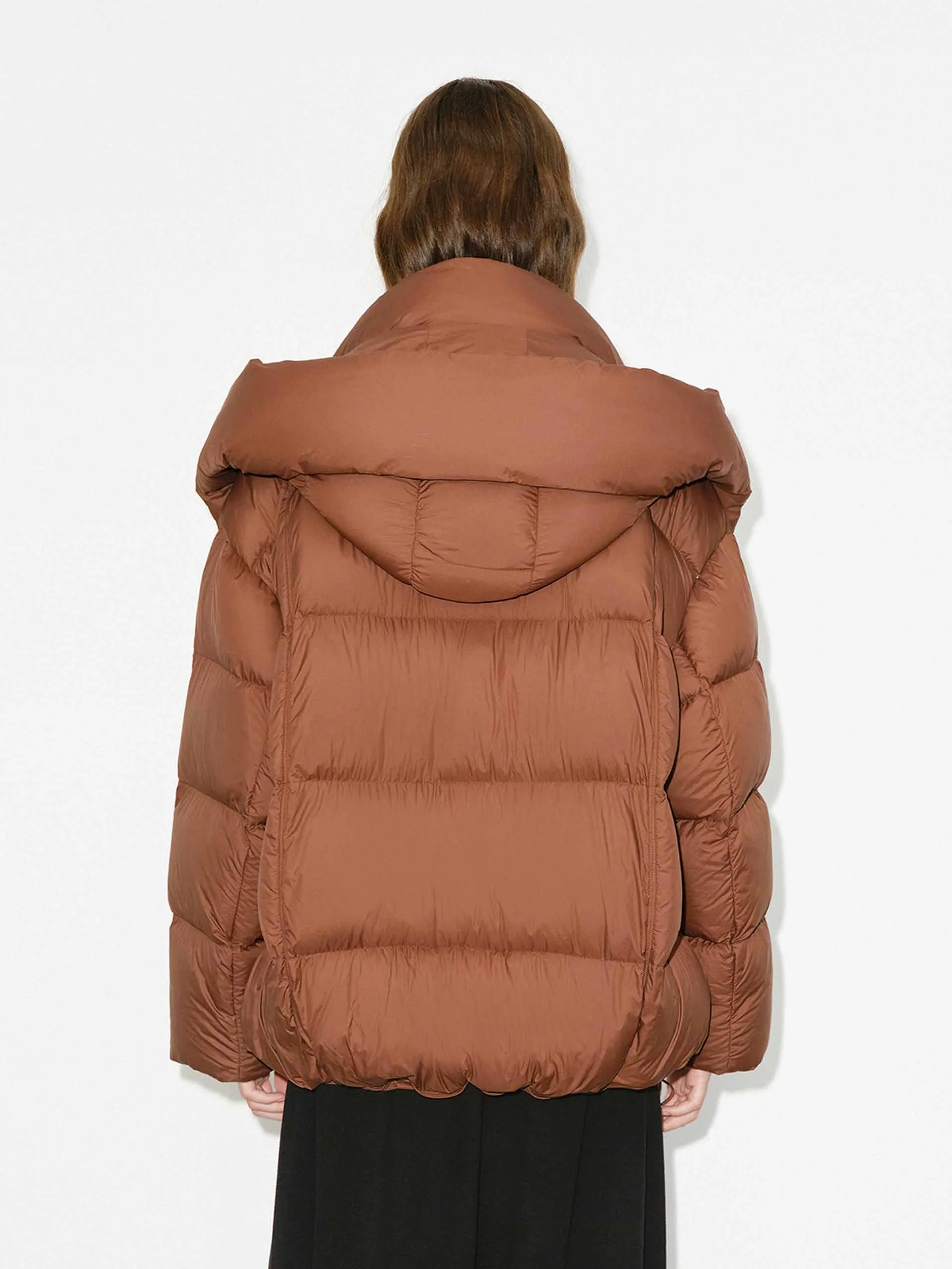 Funnel Neck Puffer Jacket