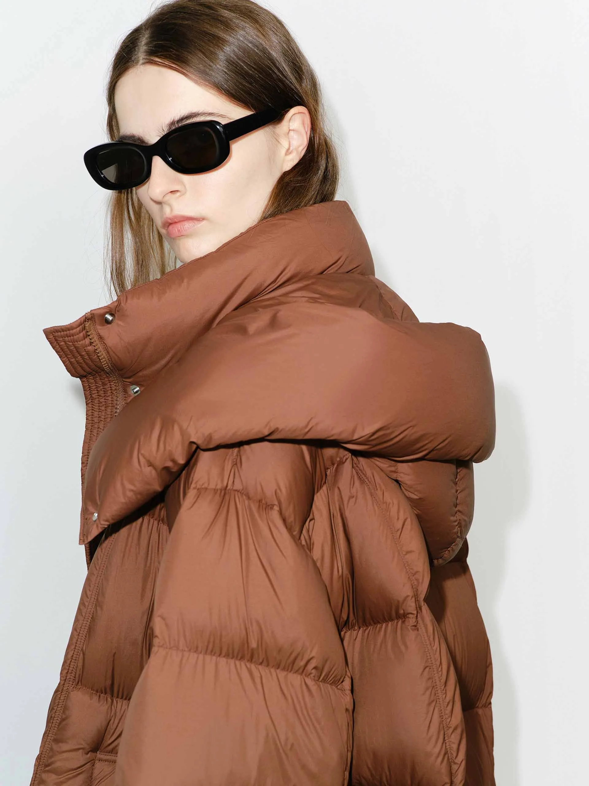 Funnel Neck Puffer Jacket