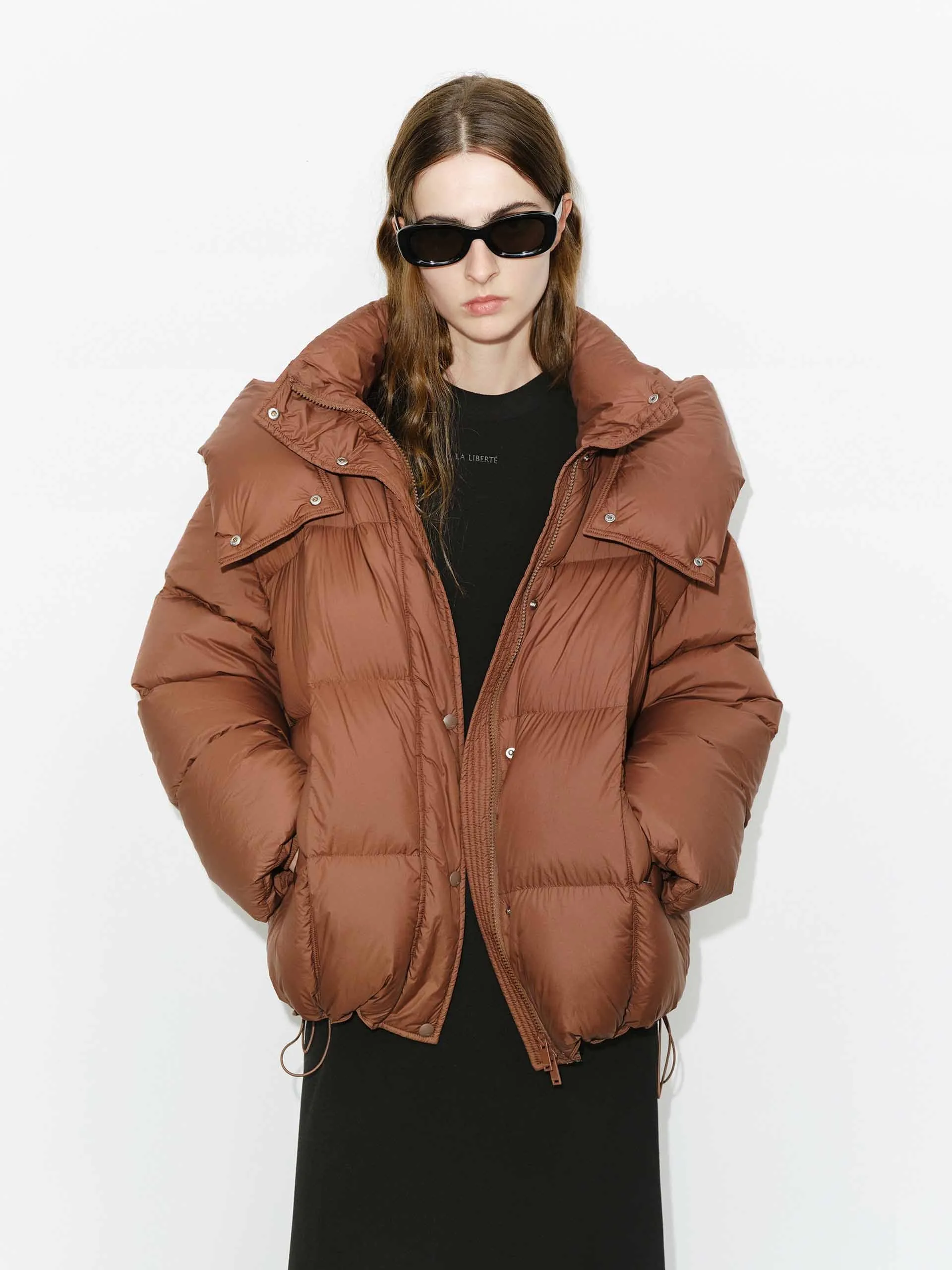 Funnel Neck Puffer Jacket