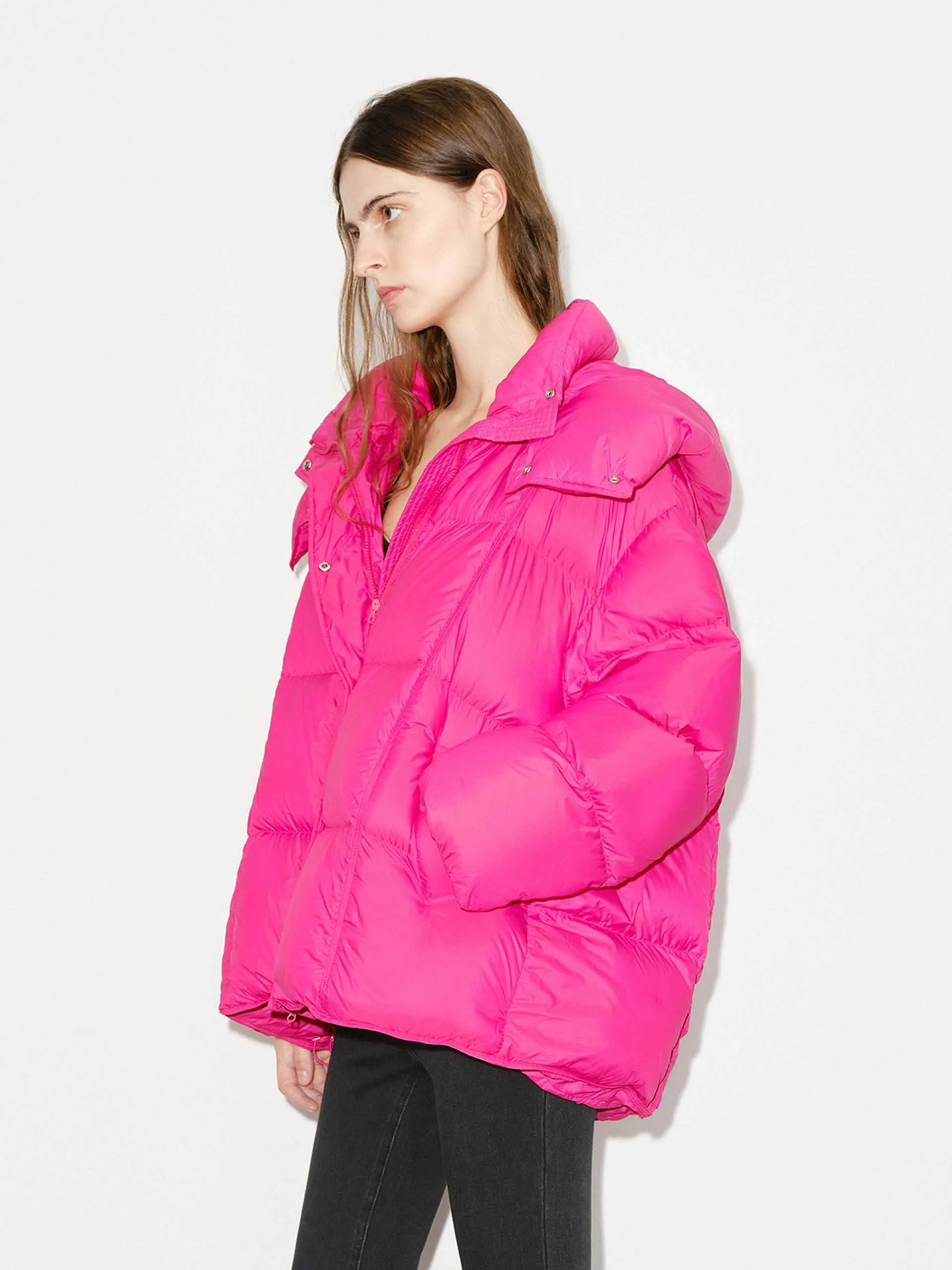 Funnel Neck Puffer Jacket