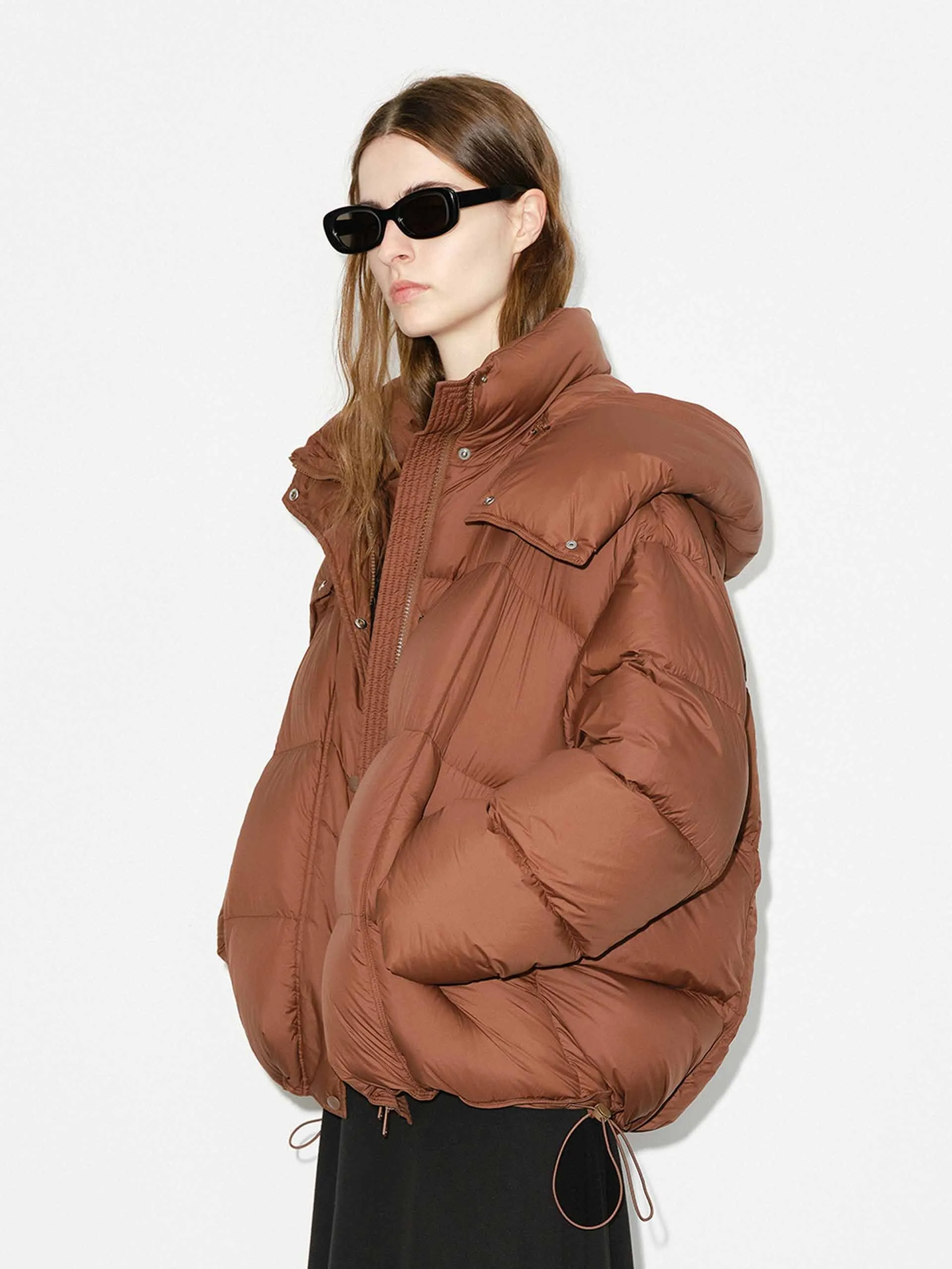 Funnel Neck Puffer Jacket