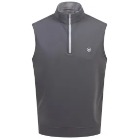 Galway Stretch Loop Ty Quarter Zip Vest Iron - 2024