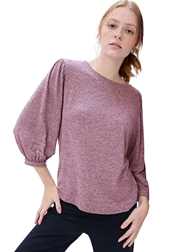 GAP Women's Long Oversized Sleeve Supersoft Knit Shirt Top