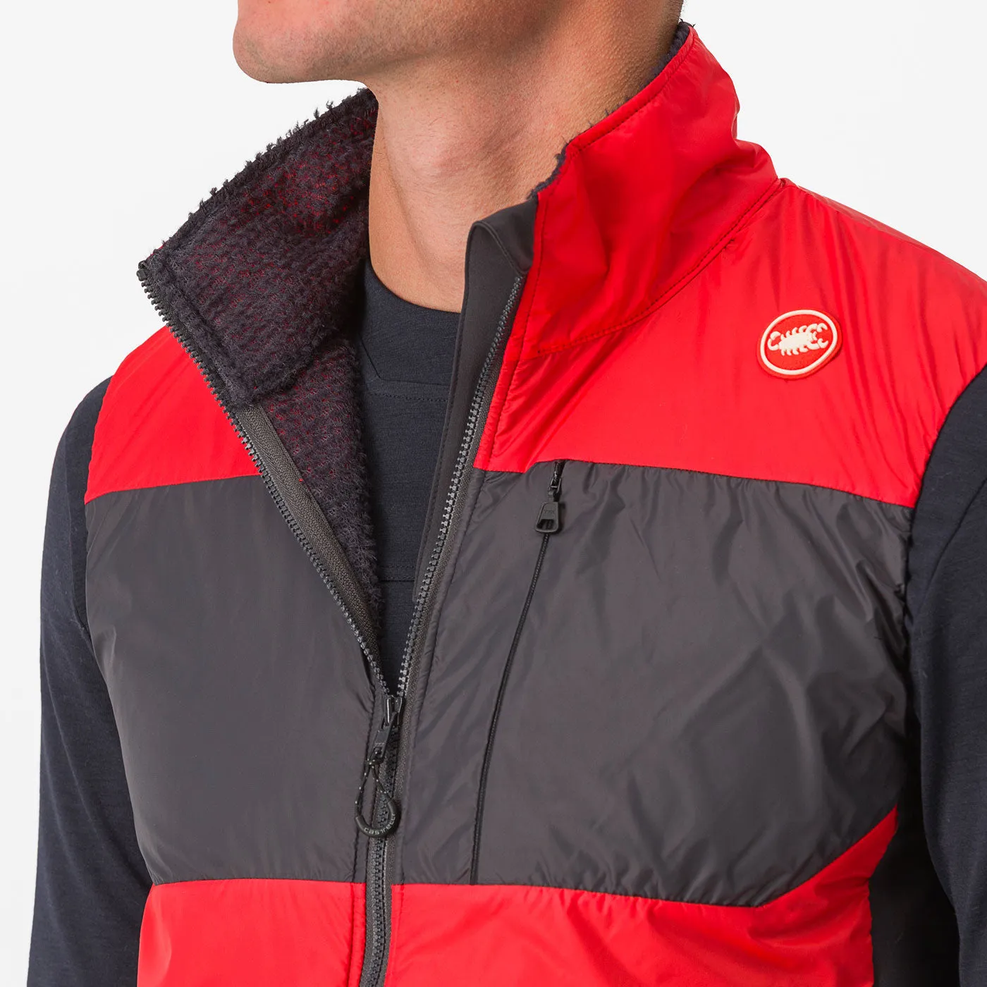 Gilet Castelli Unlimited Puffy - Rosso