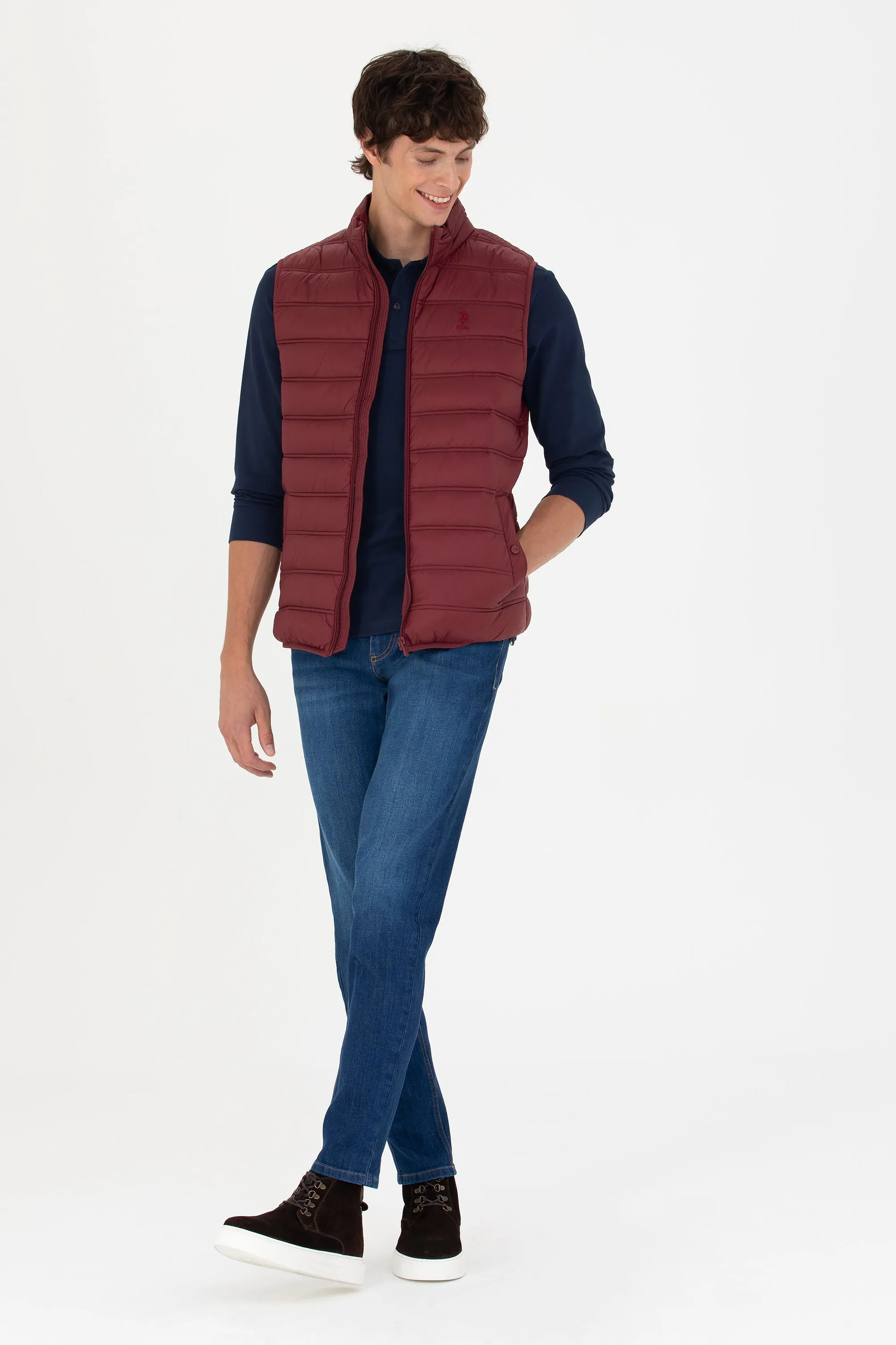 GILET DOUDOUNE YONY BORDEAUX-1631483VR014