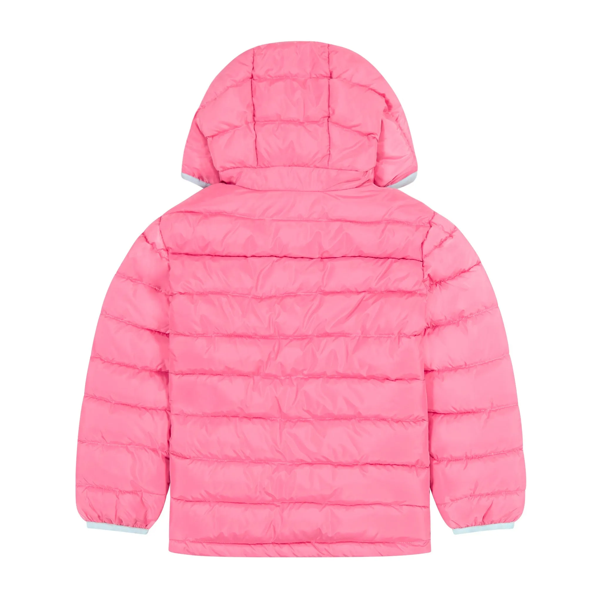 Girls Reversible Puffer  | Pink