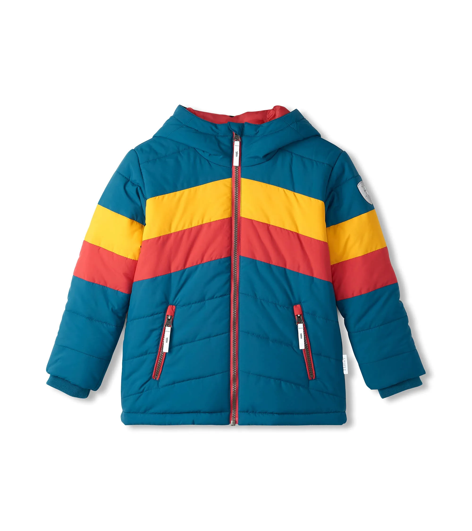 Hatley Aspen Colourblock Puffer Jacket