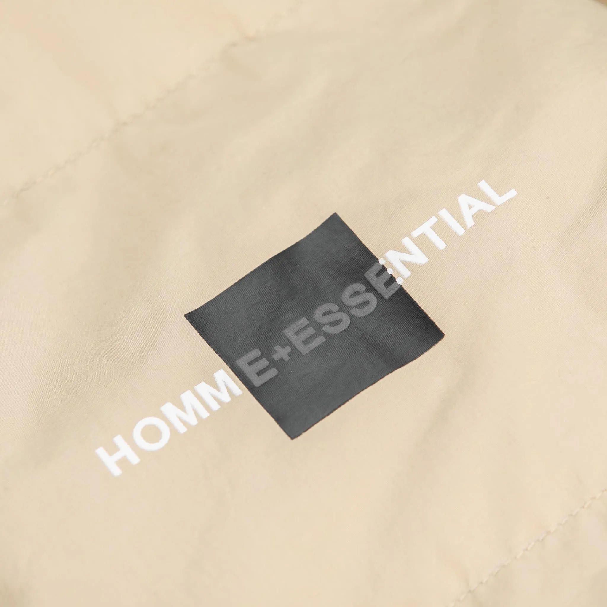 HOMME  'ESSENTIAL' Quilted Puffer Jacket Beige