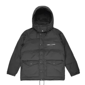 HOMME  'ESSENTIAL' Quilted Puffer Jacket Charcoal