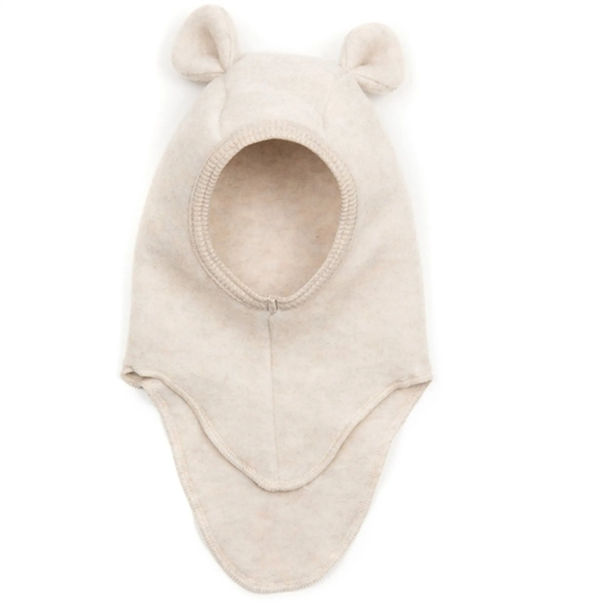 Huttelihut Balaclava Ears Soft Wool Teddy Camel