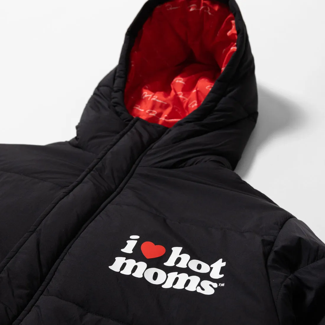 I Heart Hot Moms Puffer Jacket