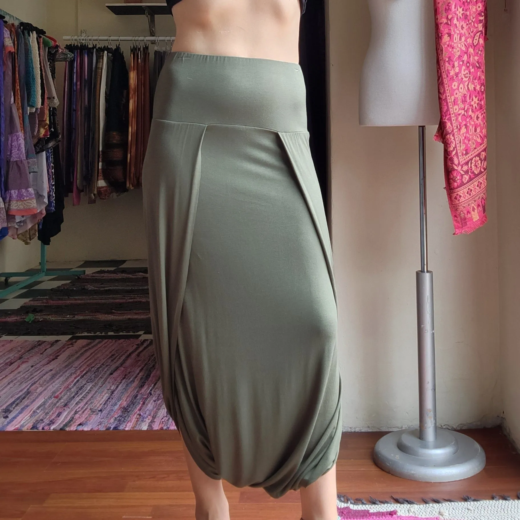 Infinity Skirt - Olive Green Classic