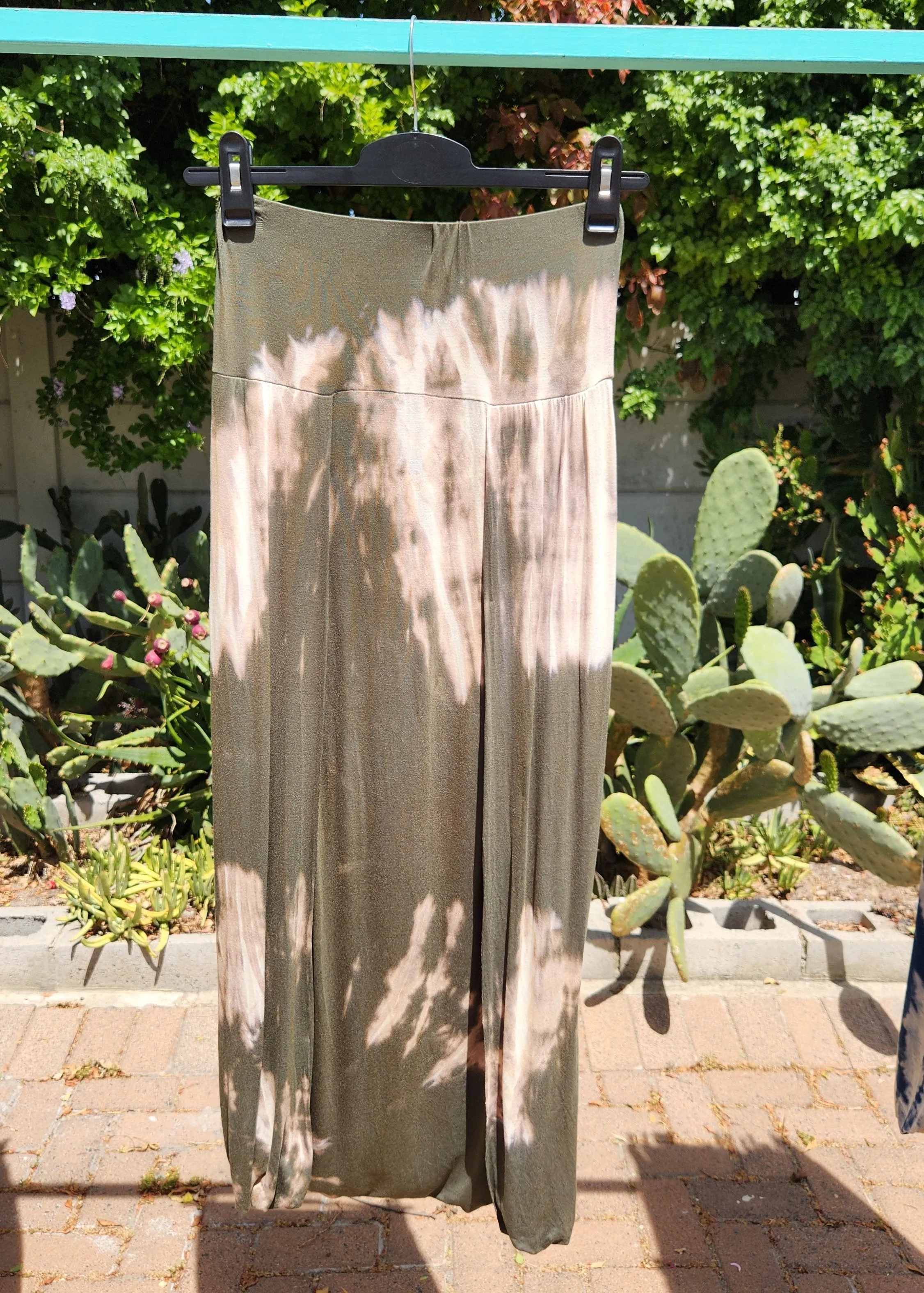 Infinity Skirt - Olive Green Tie-Dye