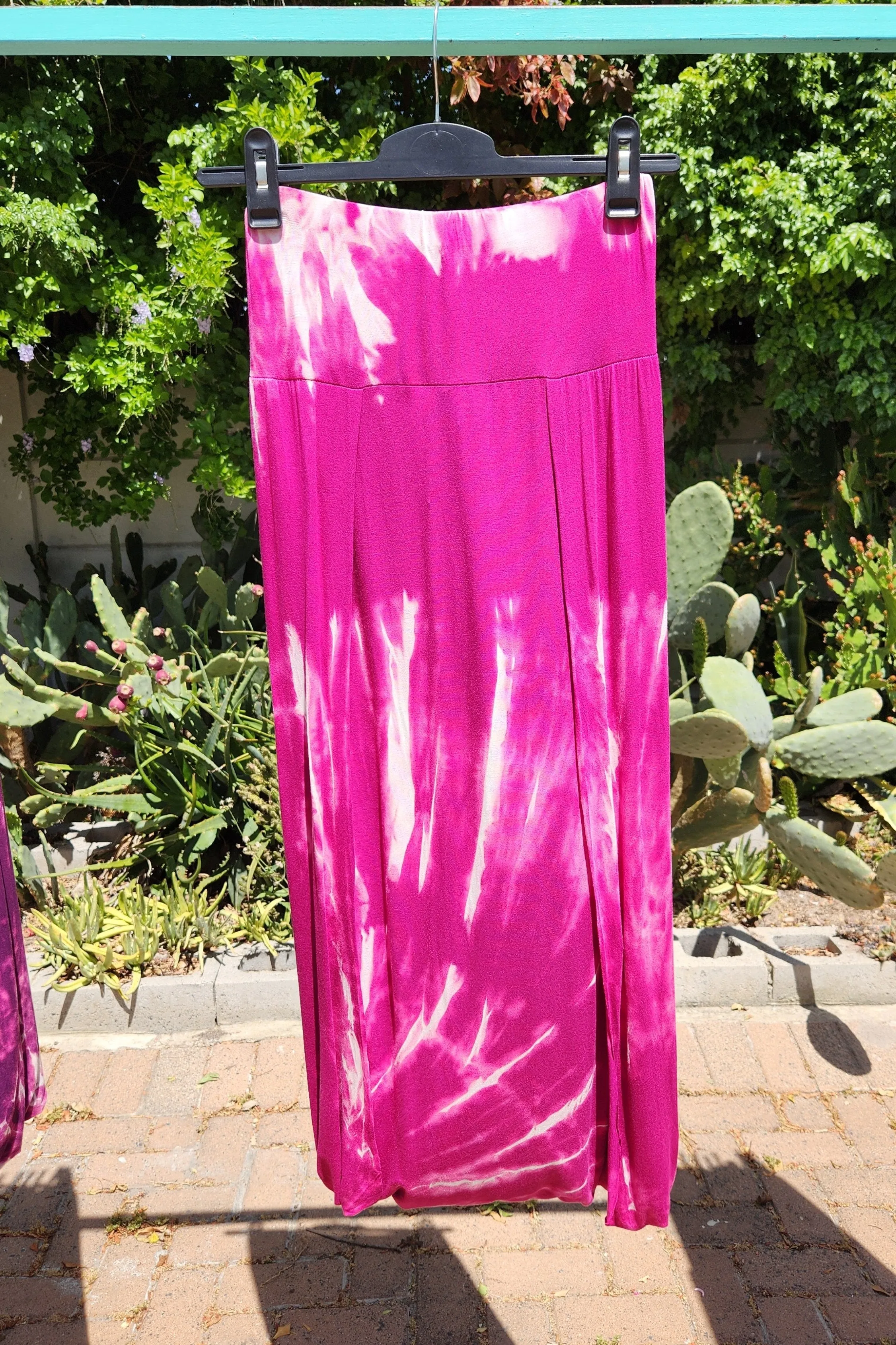 Infinity Skirt Tie-Dye - Fuchsia