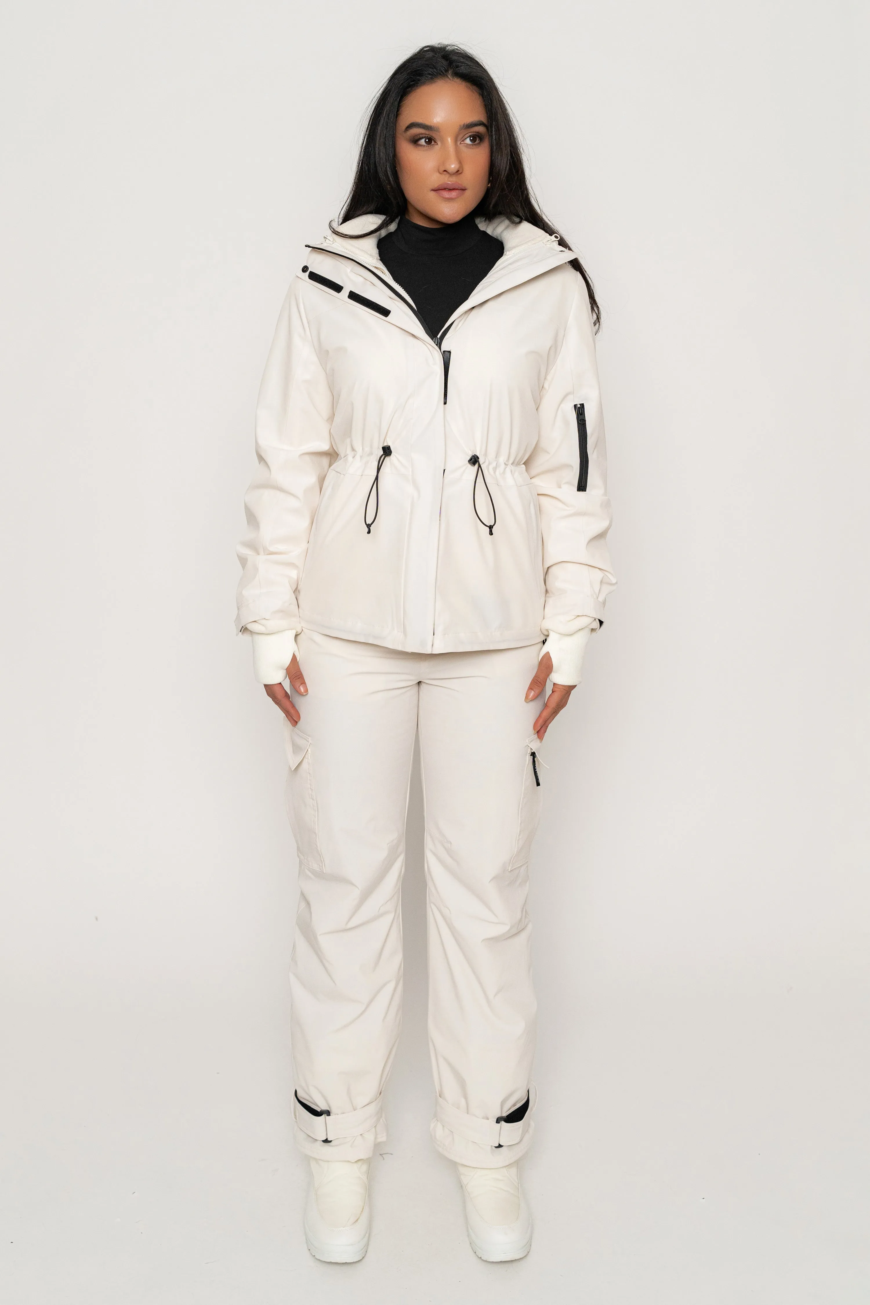 Ivory Polar Puffer Jacket