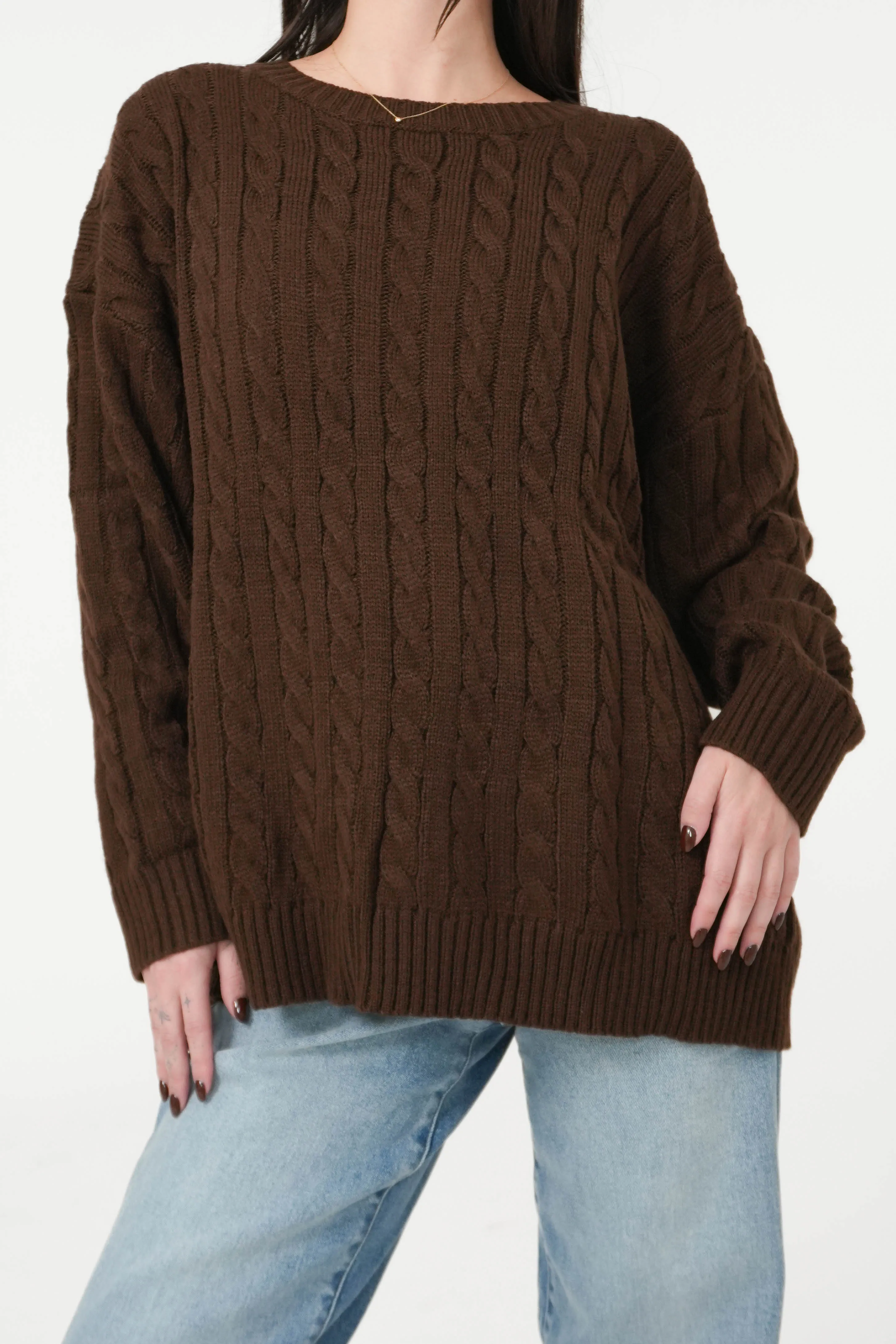 Jaden Sweater in Brown