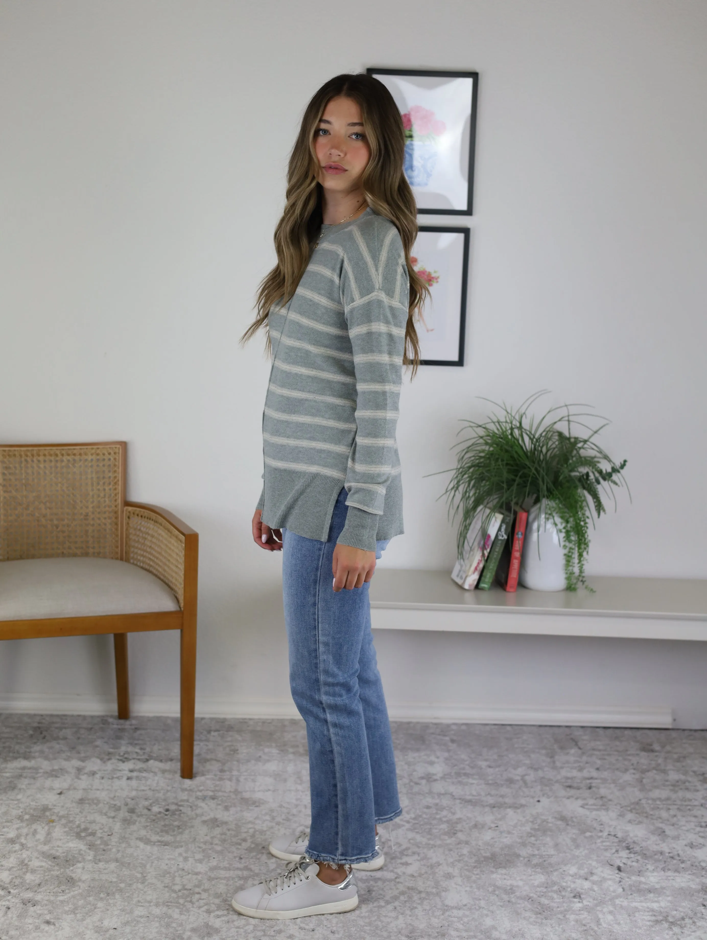 Jasmine Oversized Striped Sweater