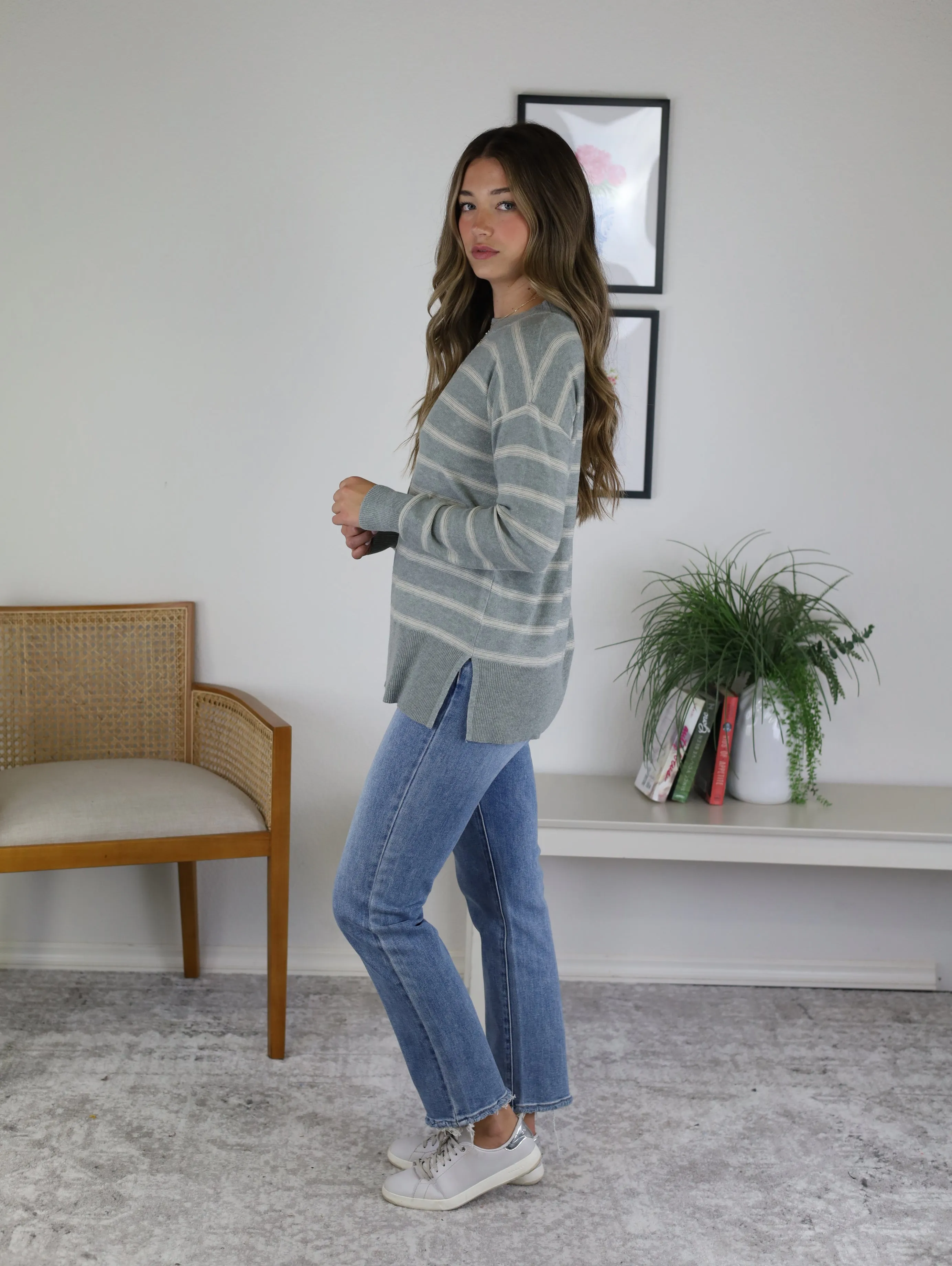 Jasmine Oversized Striped Sweater