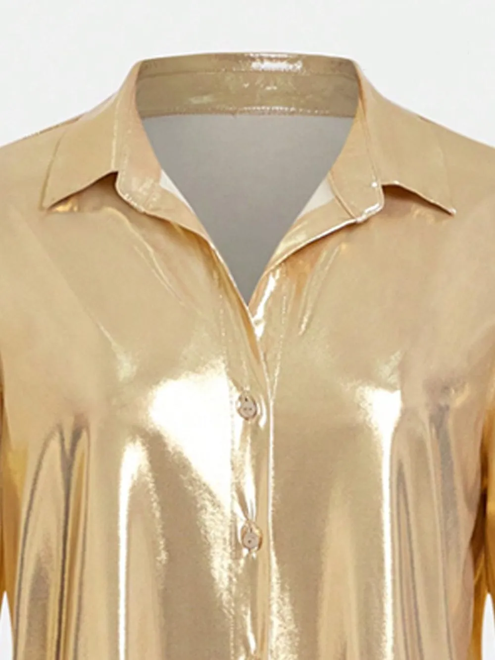 Jeevan Metallic Chic Shirt