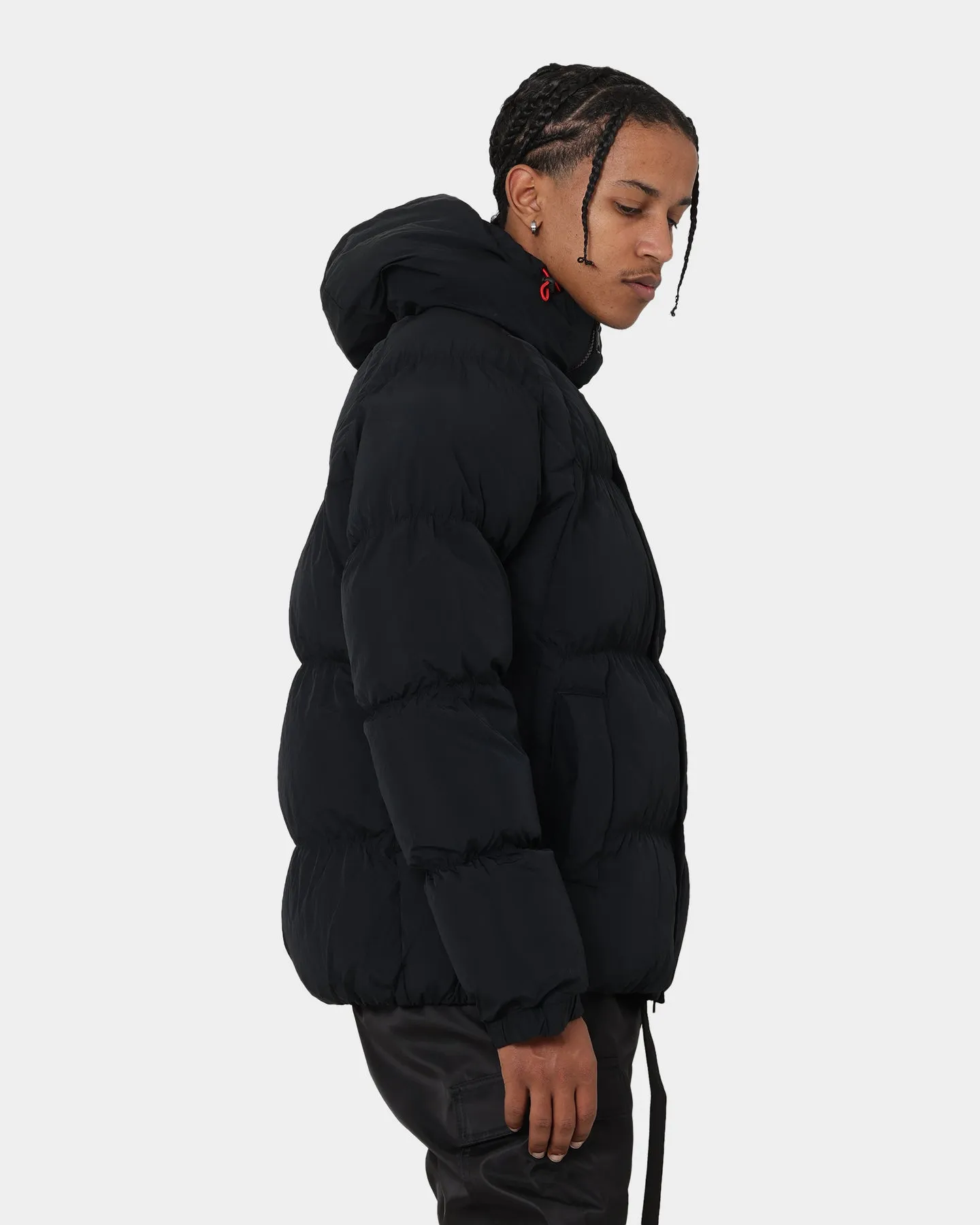 Jordan Essential Puffer Jacket Black/Fire Red