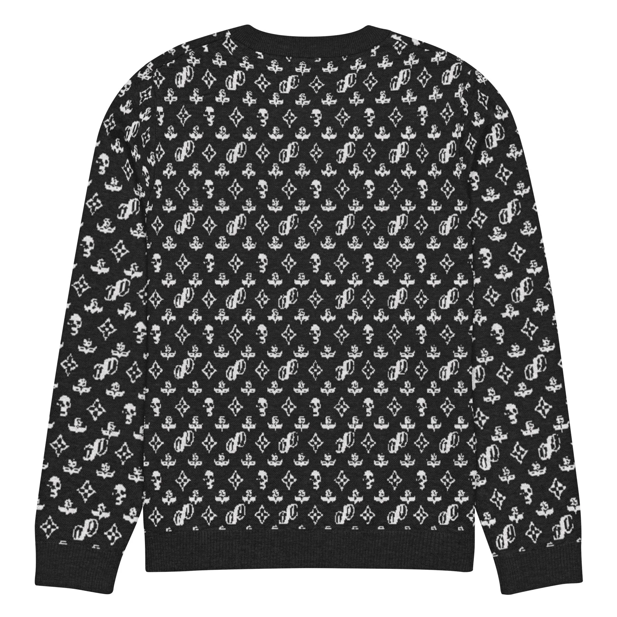 JPMonogramBlack | knitted crew neck sweater