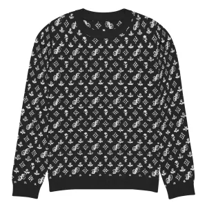 JPMonogramBlack | knitted crew neck sweater