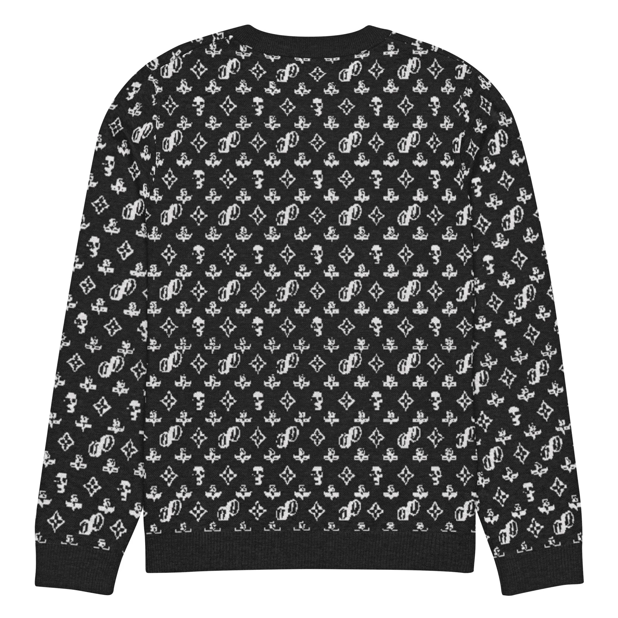 JPMonogramBlack | knitted crew neck sweater