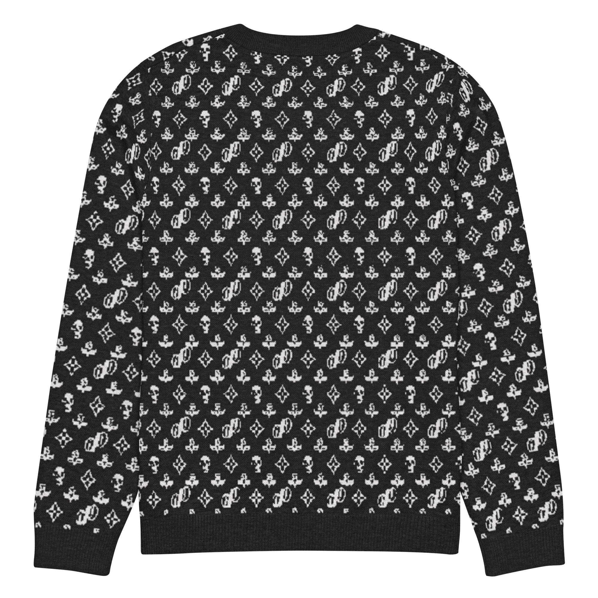 JPMonogramBlack | knitted crew neck sweater