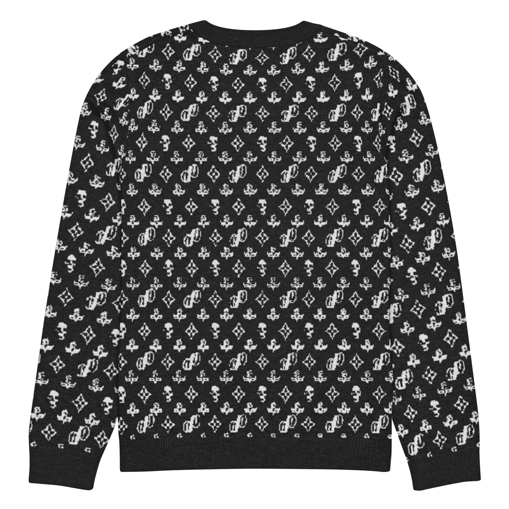 JPMonogramBlack | knitted crew neck sweater