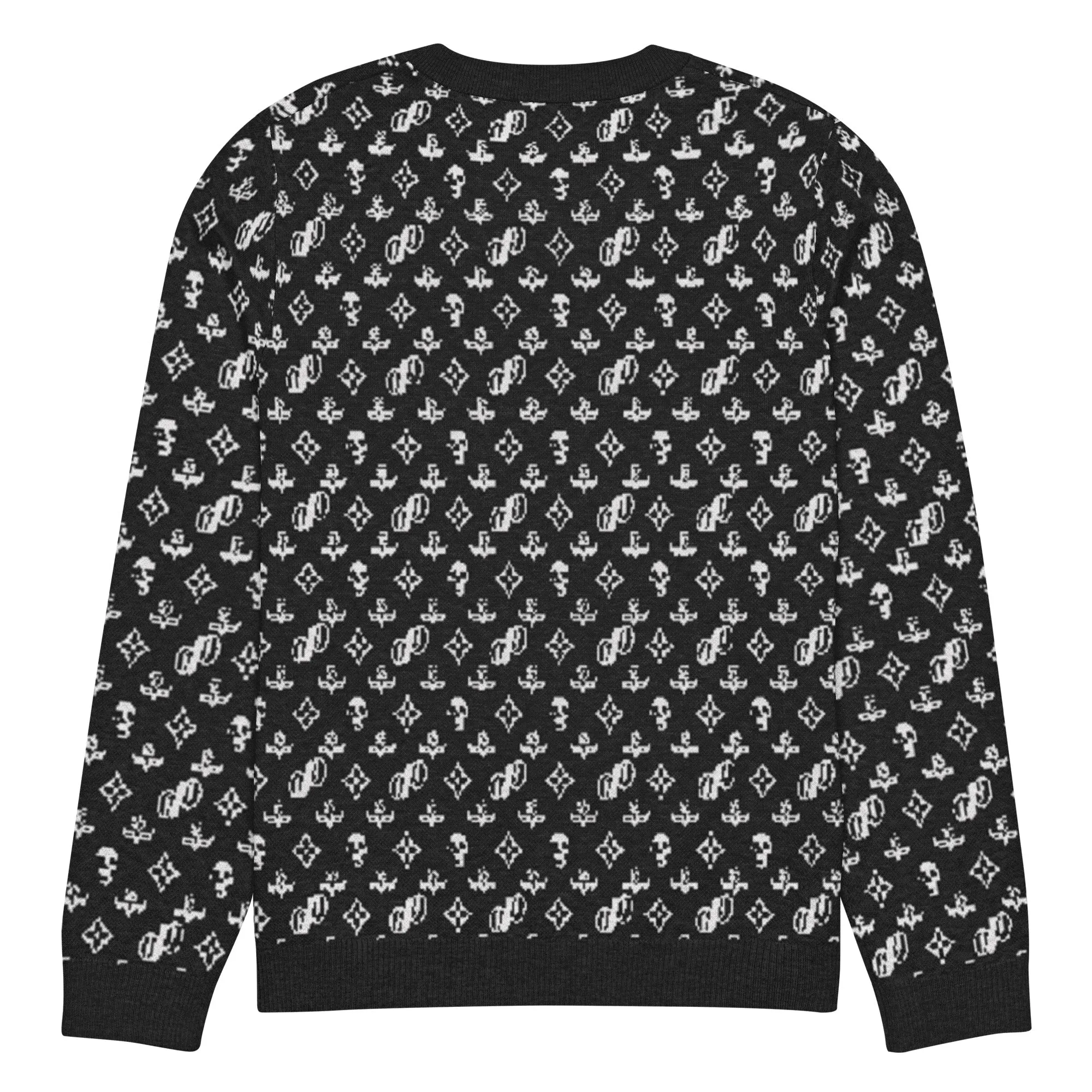 JPMonogramBlack | knitted crew neck sweater