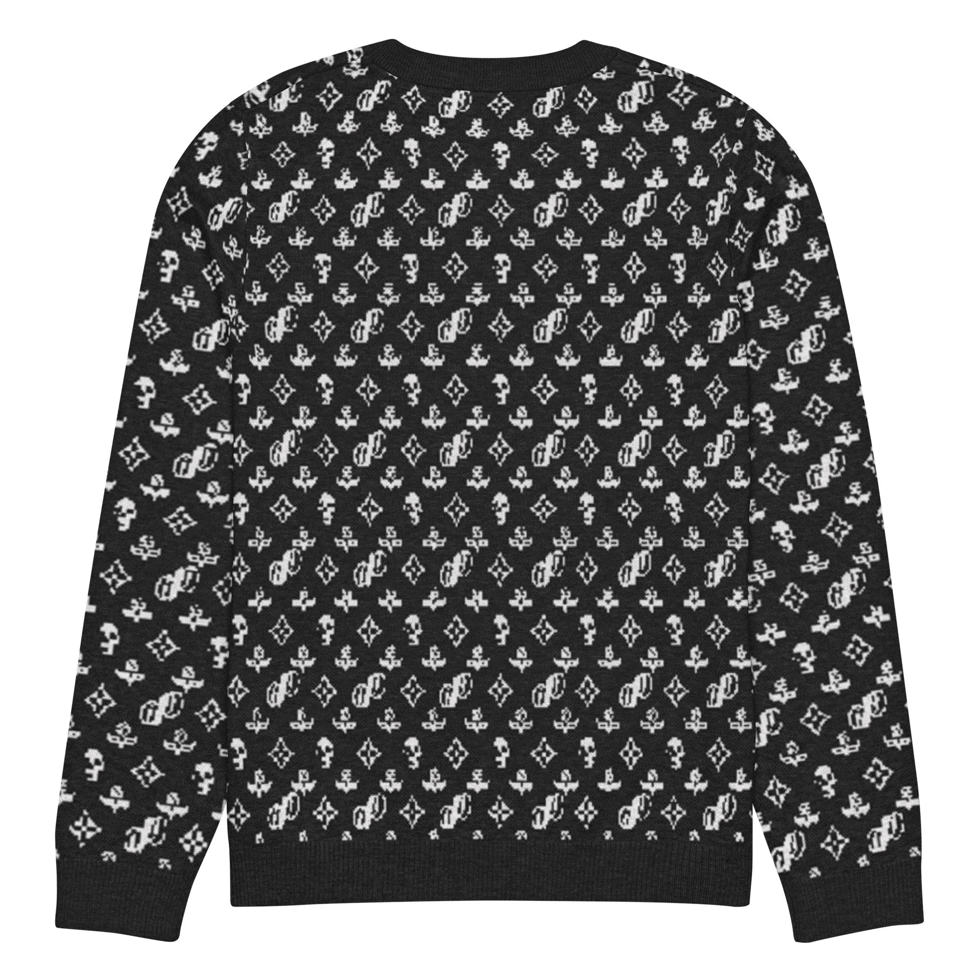 JPMonogramBlack | knitted crew neck sweater