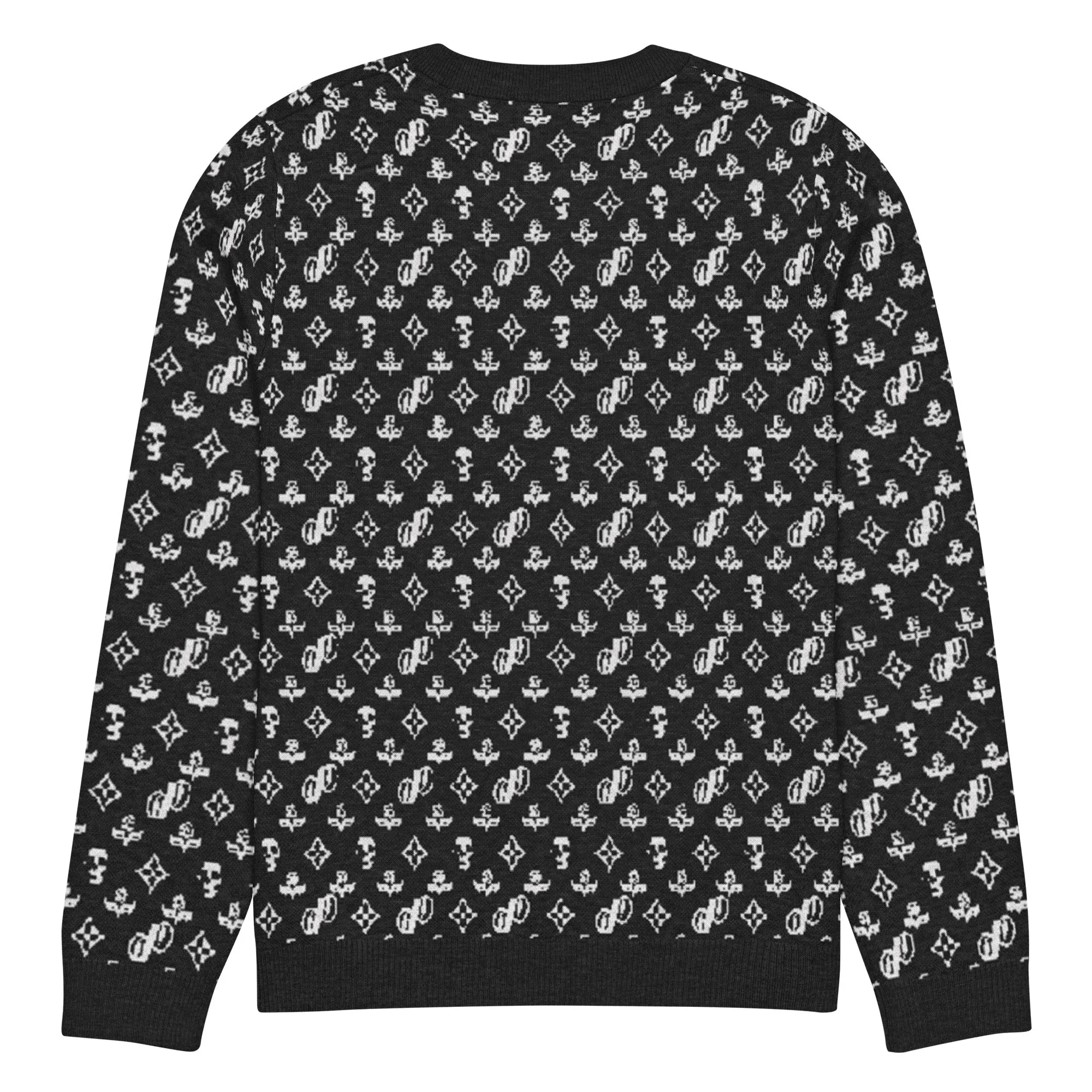 JPMonogramBlack | knitted crew neck sweater