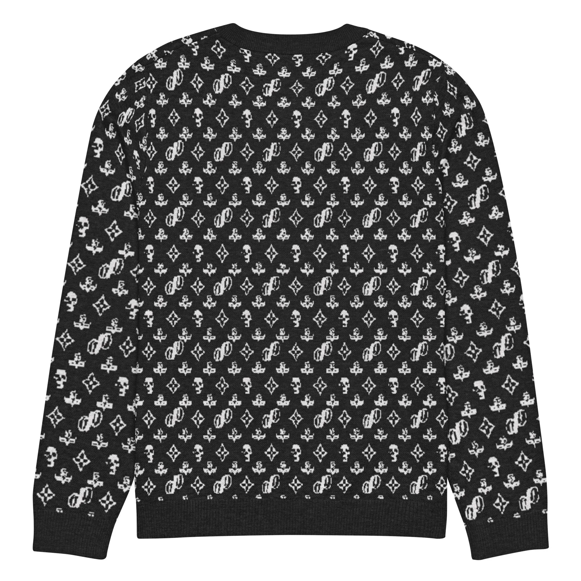 JPMonogramBlack | knitted crew neck sweater