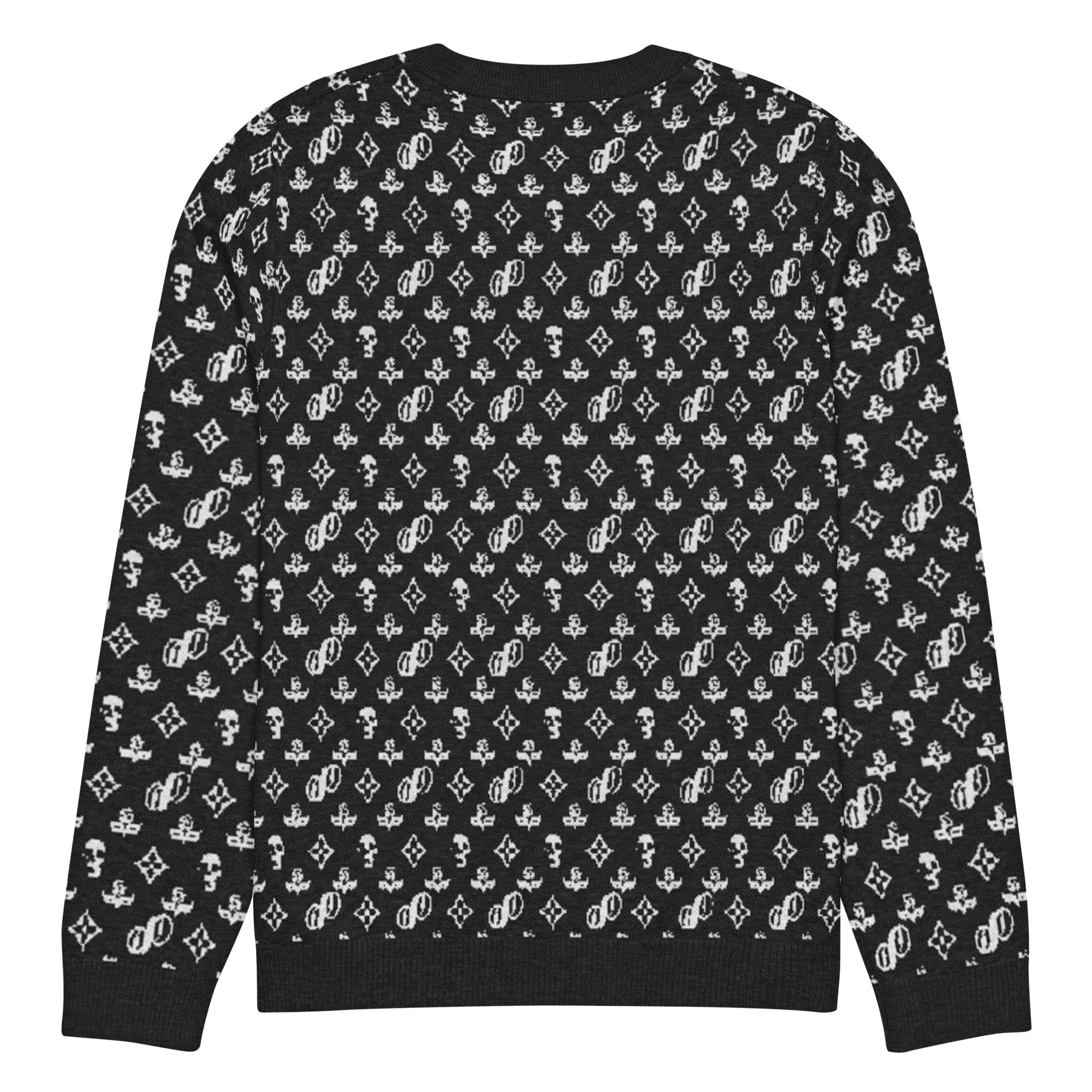 JPMonogramBlack | knitted crew neck sweater