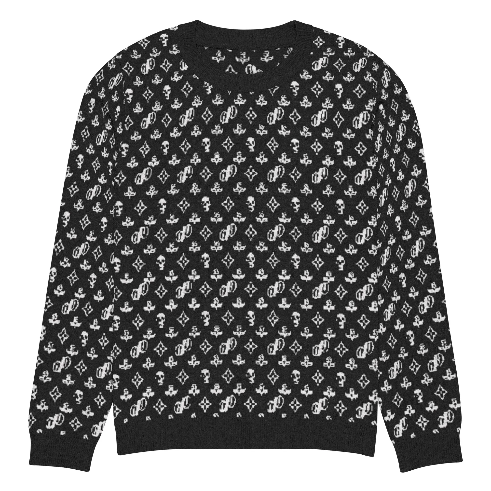 JPMonogramBlack | knitted crew neck sweater