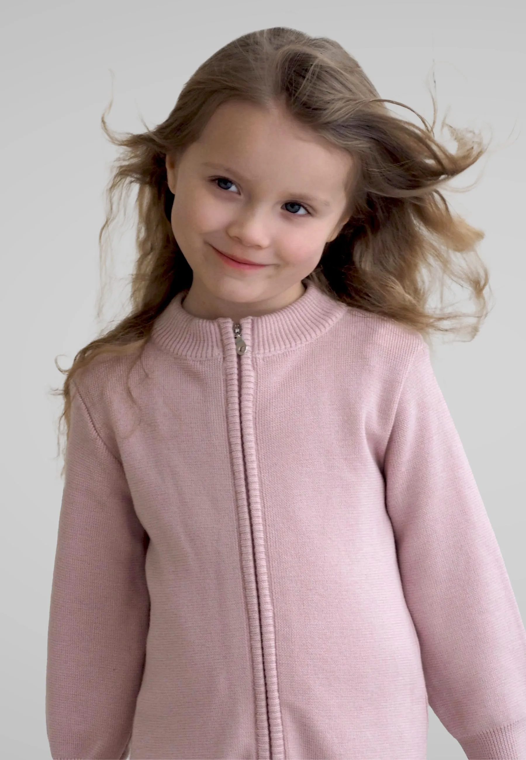 Kids' Merino Wool Jumpsuit Rosa