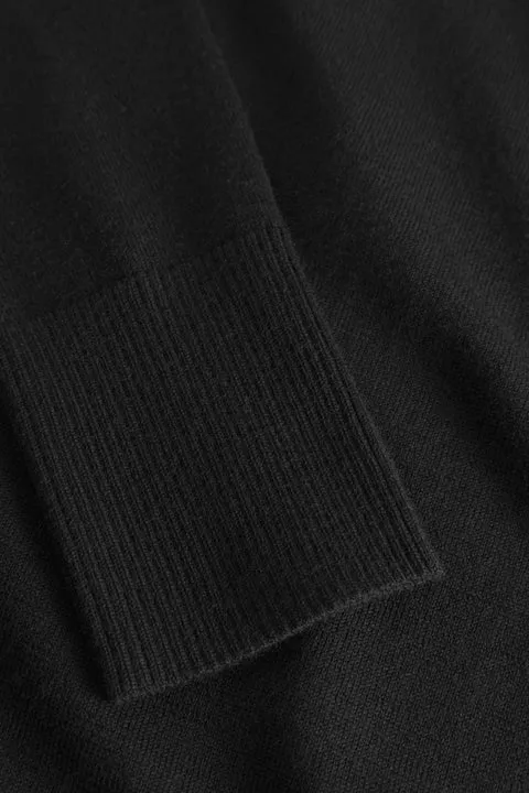 KURA MERINO KNIT - BLACK