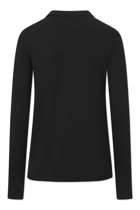 KURA MERINO KNIT - BLACK