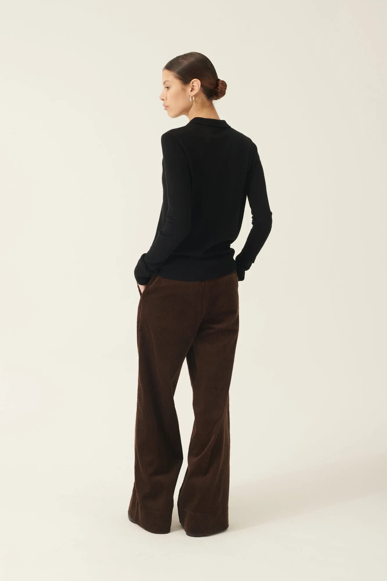 KURA MERINO KNIT - BLACK