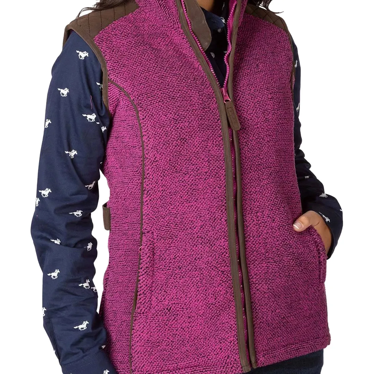 Ladies Fleece Bodywarmer