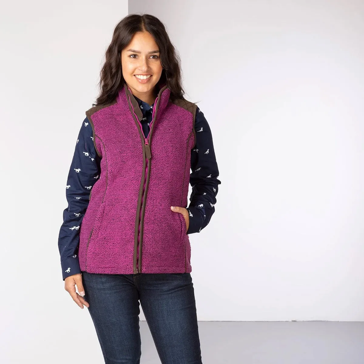 Ladies Fleece Bodywarmer