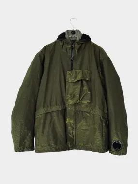 Laminated Jacket With Puffer