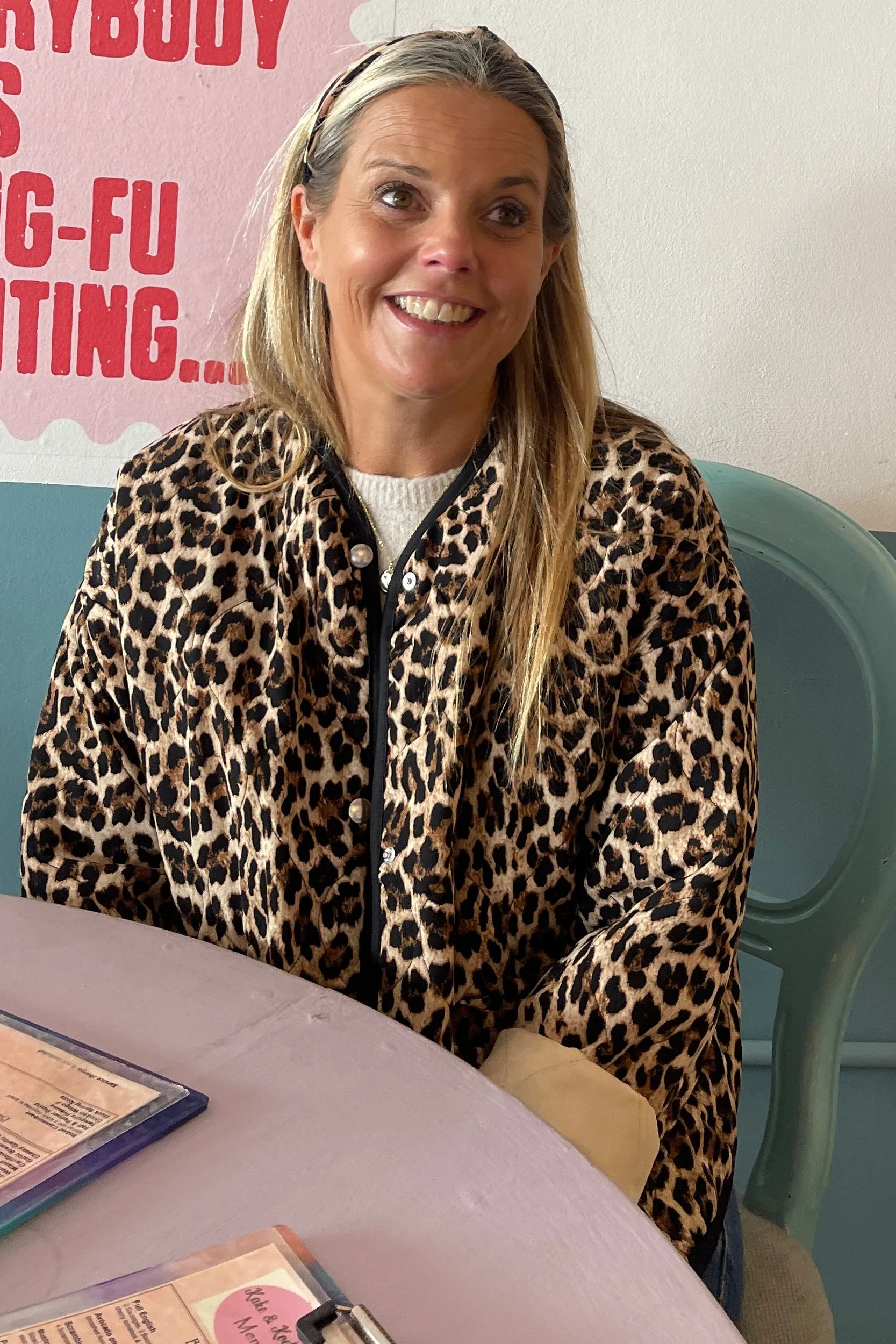 Layla Leopard Quilted Jacket | Original Leopard