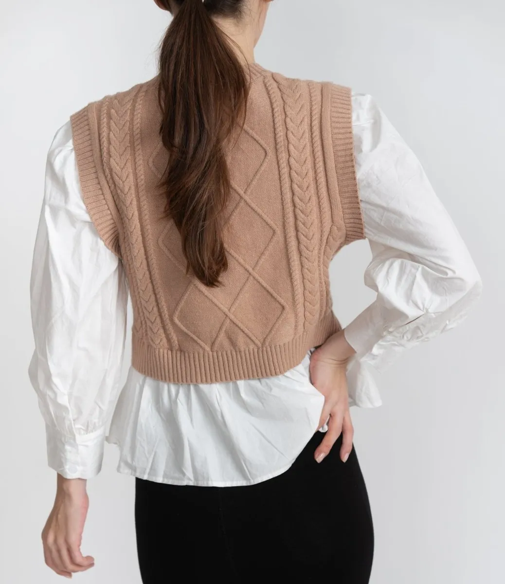 LESLIE TOP (Beige)