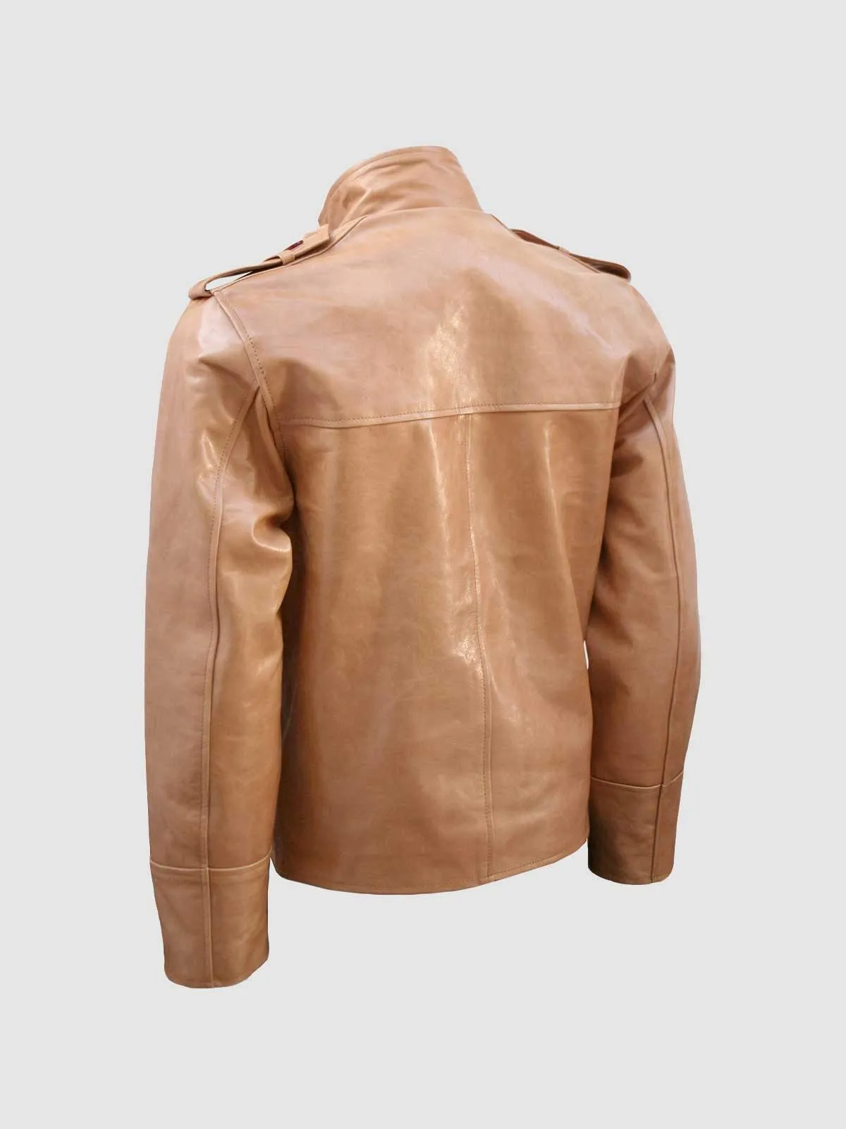 Light Tan Leather Jacket