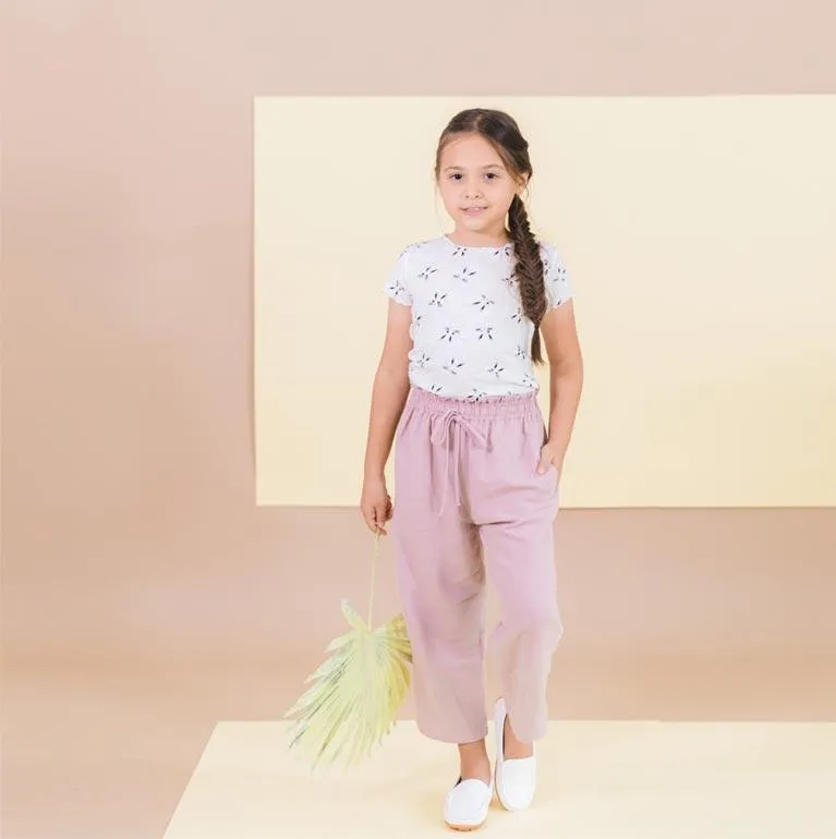 Lightweight Cotton Top, Daisy with prints