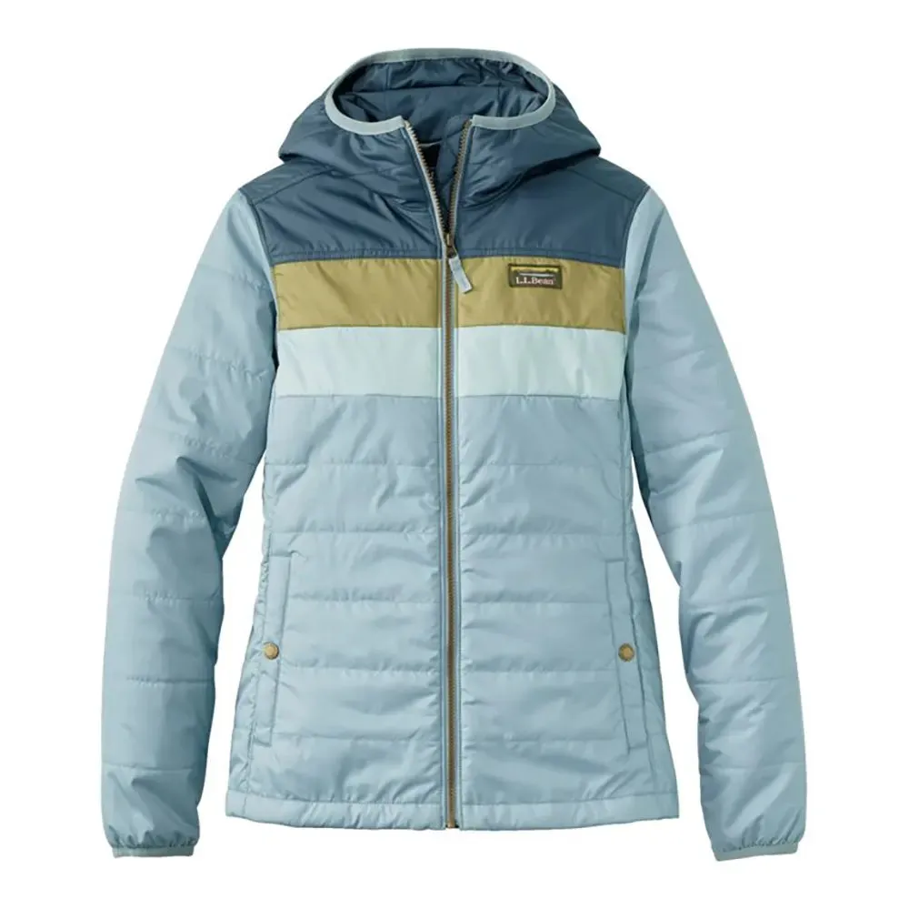 L.L.Bean Women's Mountain Classic Puffer Colorblock Jacket