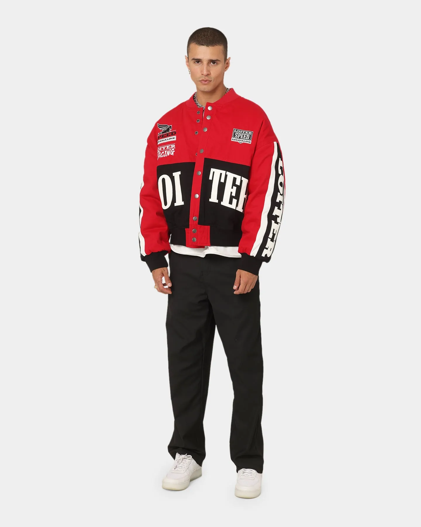 Loiter Motor Sport Jacket Red