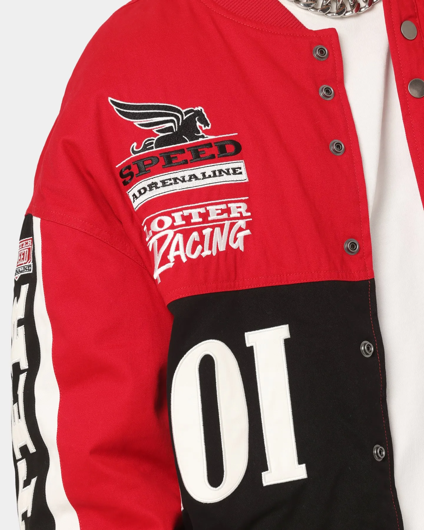 Loiter Motor Sport Jacket Red